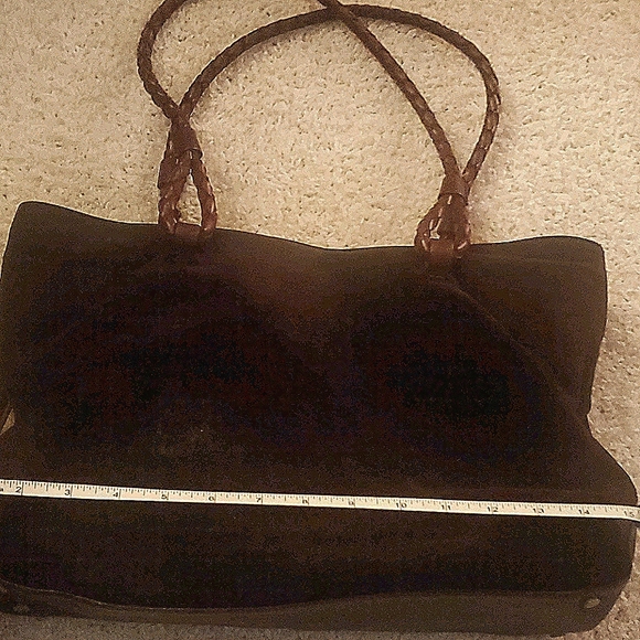 Burberry Brown Suede Shoulder Bag - Picture 11 of 13